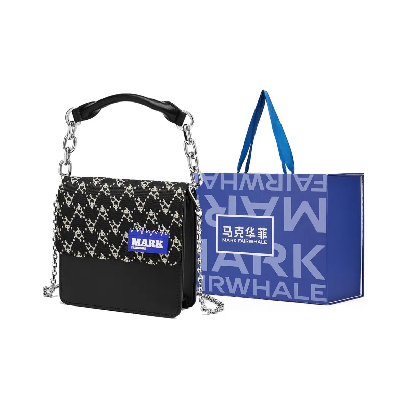 FAIRWHALE Fabric One Shoulder Handbags Large Size Women's Black-5