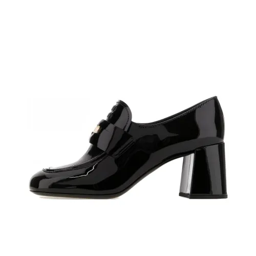 MIU MIU 65mm Leather Penny Loafers