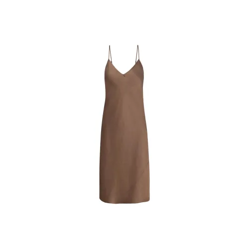 ARITZIA Slip Dresses Women's Cocoa Bean