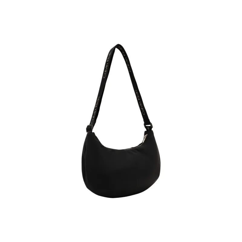 CALVIN KLEIN Fabric Shoulder Bag Women's Space Black-2