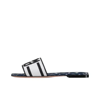 DIOR Dway Slide Slippers Women's White