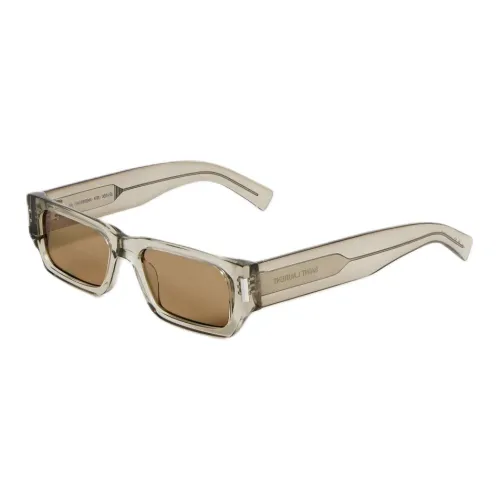 SAINT LAURENT Acetate Square Sunglasses Men's Yellow