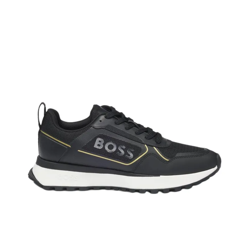 HUGO BOSS Low Top Casual Shoes Men's Black-1