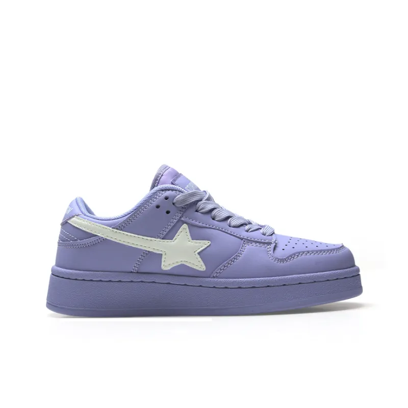 STUR YSN Wear resistant And Lightweight Low Top Skateboard Shoes Unisex Snow Blue Color-3