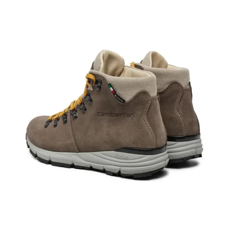 Zamberlan Anti-Slip Wear-Resistant Mid-Top Trekking Shoes Women's Gray-3