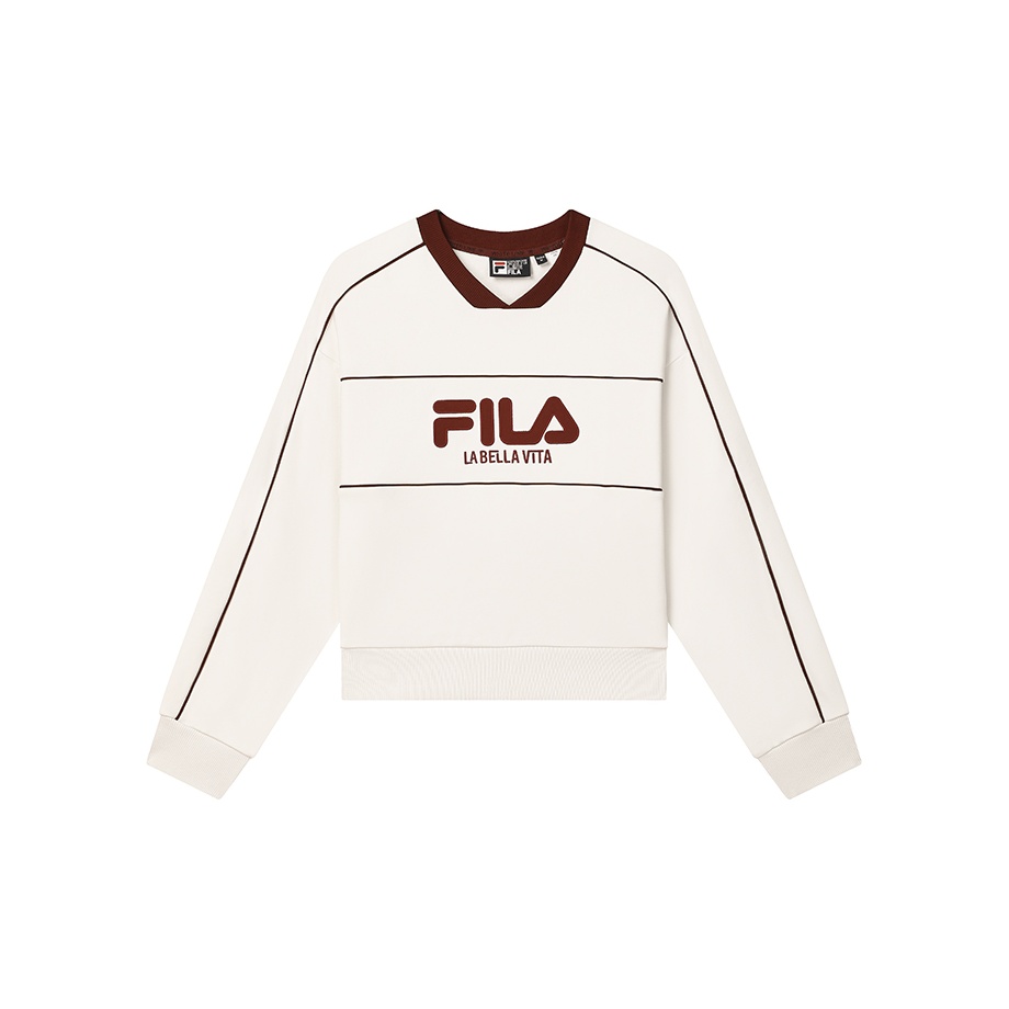 Fila fashion hoodie womens white