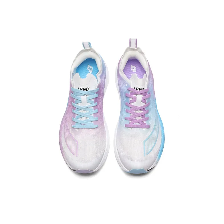 LPMX Running Shoes Men Low Top Ice Purple/Blue Crystal Mismatched/Qixi Festival Color Scheme-3