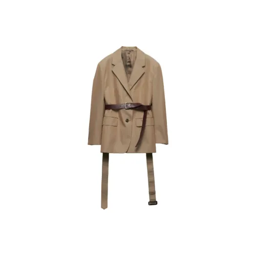 PRADA Business Suits Women's Filing Beige