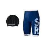 Blue+Swimming Cap