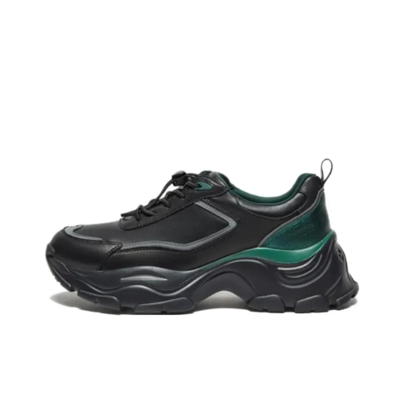 Hush Puppies Cushioned Slip-Resistant Low-Top Chunky Sneakers Women's-0