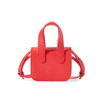 DEGAIA Cow Leather Shoulder Bag Crossbody Bag Handbag Small Size Women's Red