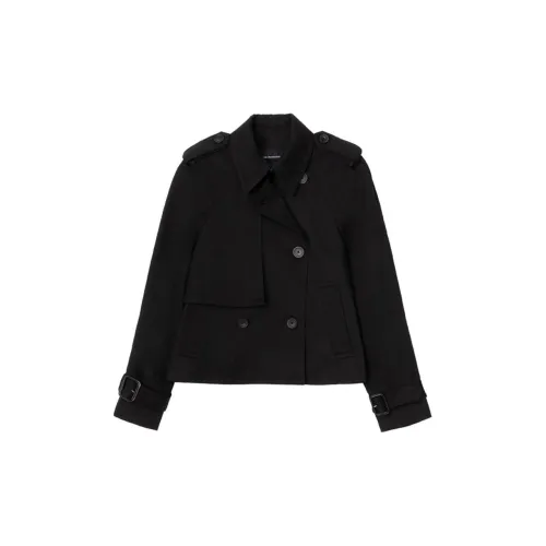 CLUB MONACO Trench Coats Women's Black