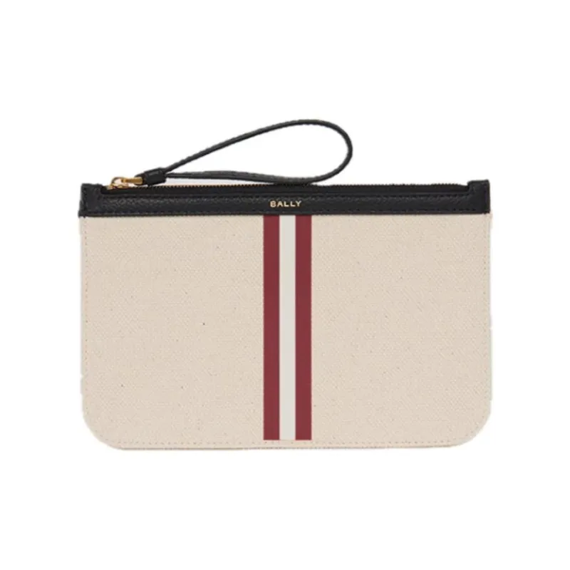 BALLY Fabric Cow Leather Patchwork Tote Tot Bag Shopping Bag One Shoulder Handbag Large Size Women's Natural-6