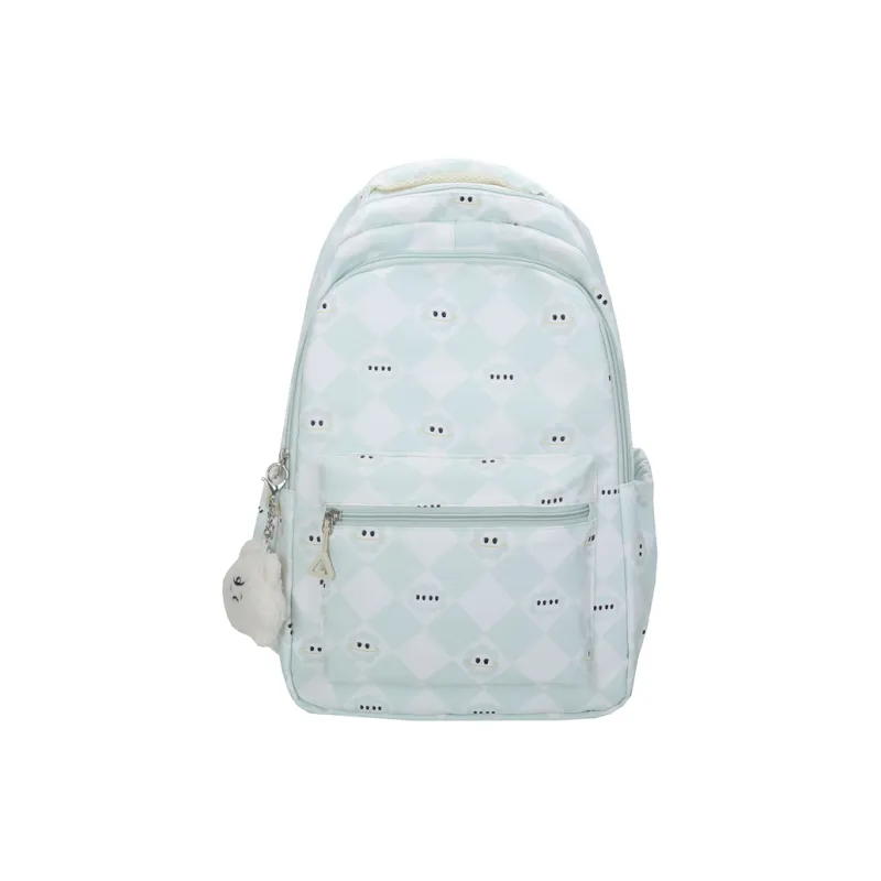 Venerable Brahma Nylon Backpack Regular Women's Black/Purple/Green/Blue/Pink-2