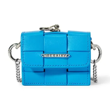 DEGAIA Cow Leather Shoulder Bag Crossbody Bag Small Size Women's Royal Blue