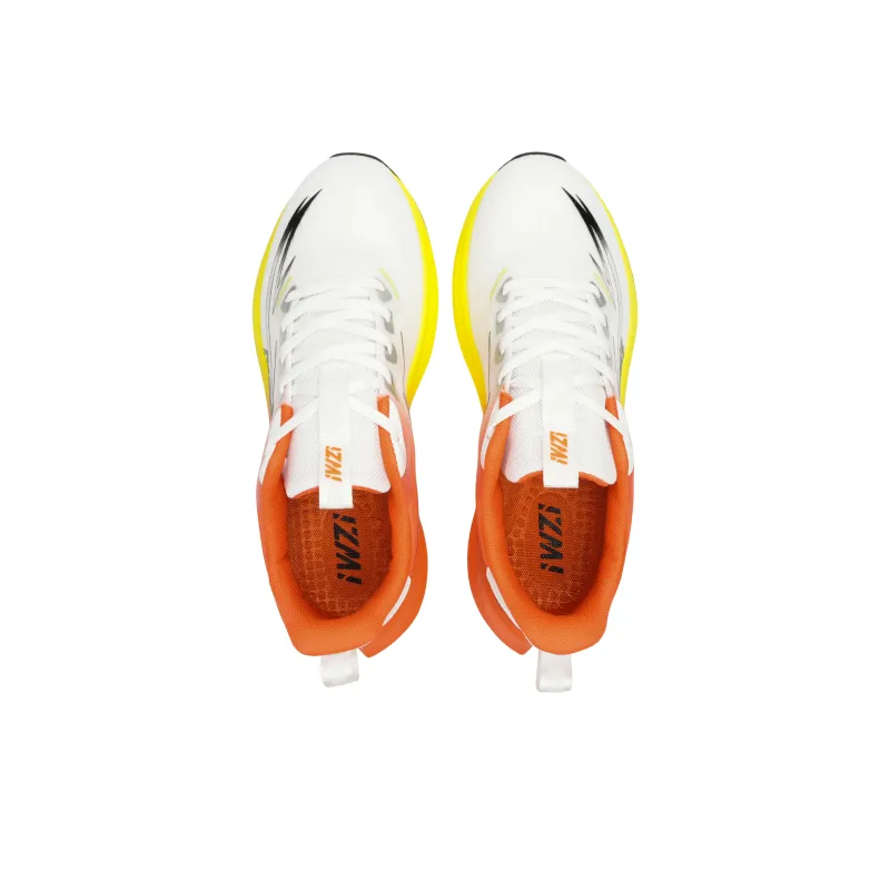 IWZI Low Top Running Shoes Unisex Crimson Orange Gale-4