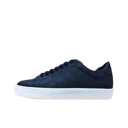 Burberry Skateboard Shoes Women's Low-Top Blue