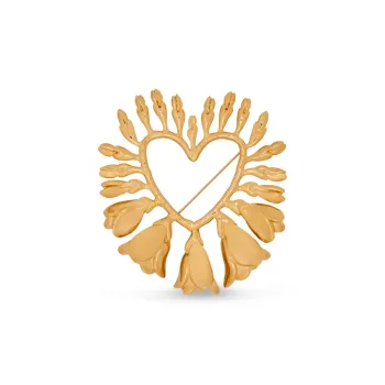 Oscar De La Renta Wisteria Polished-finish Brooch