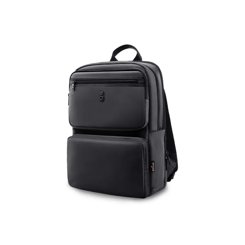 ECHOLAC Fabric Backpack Medium Size Men's Deep Green/Phantom Black-3