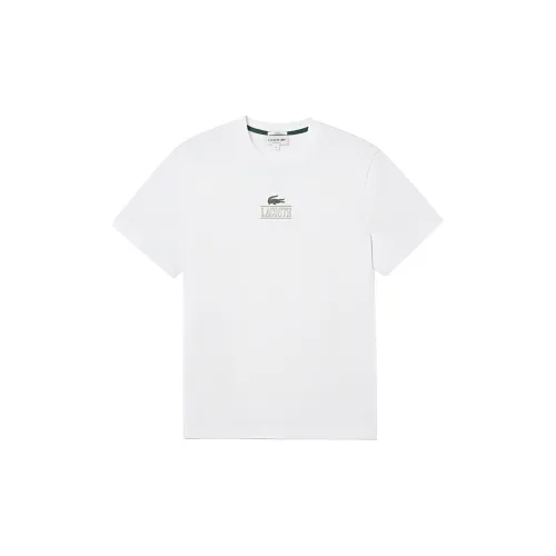 LACOSTE T-Shirts Men 001/White