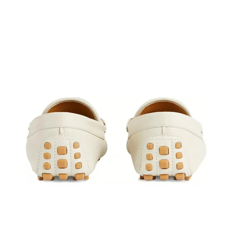 GUCCI Web Casual Shoes Men's White-3