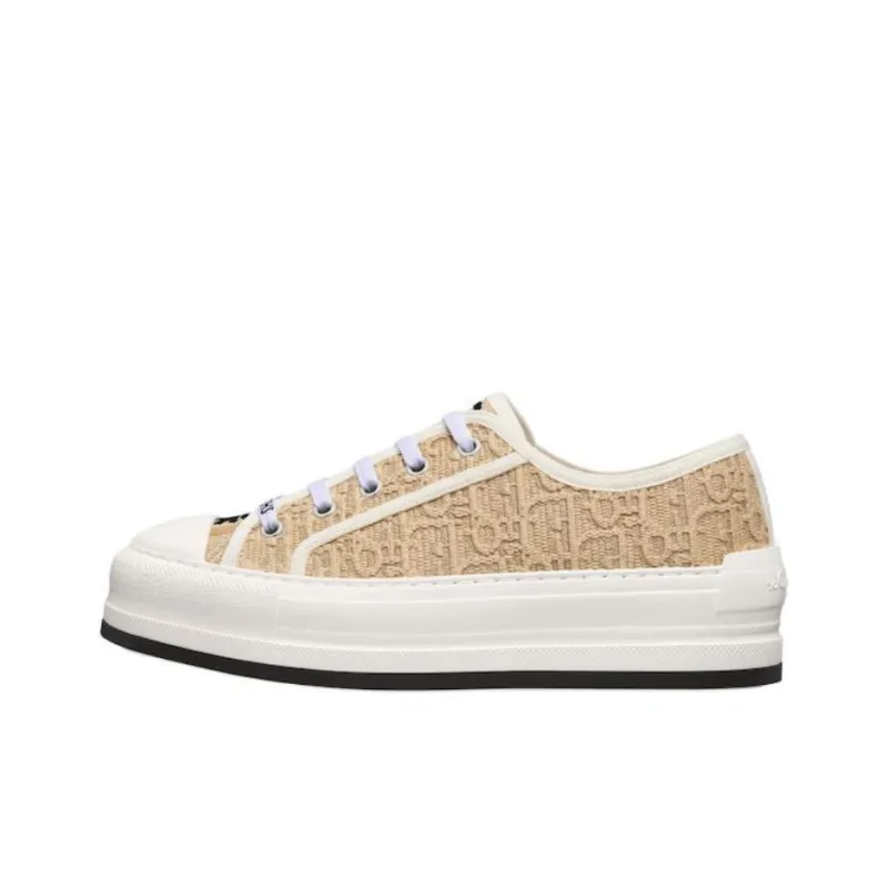 DIOR Walk'n'Dior Low-Top Skateboard Shoes Women's Light Brown-0
