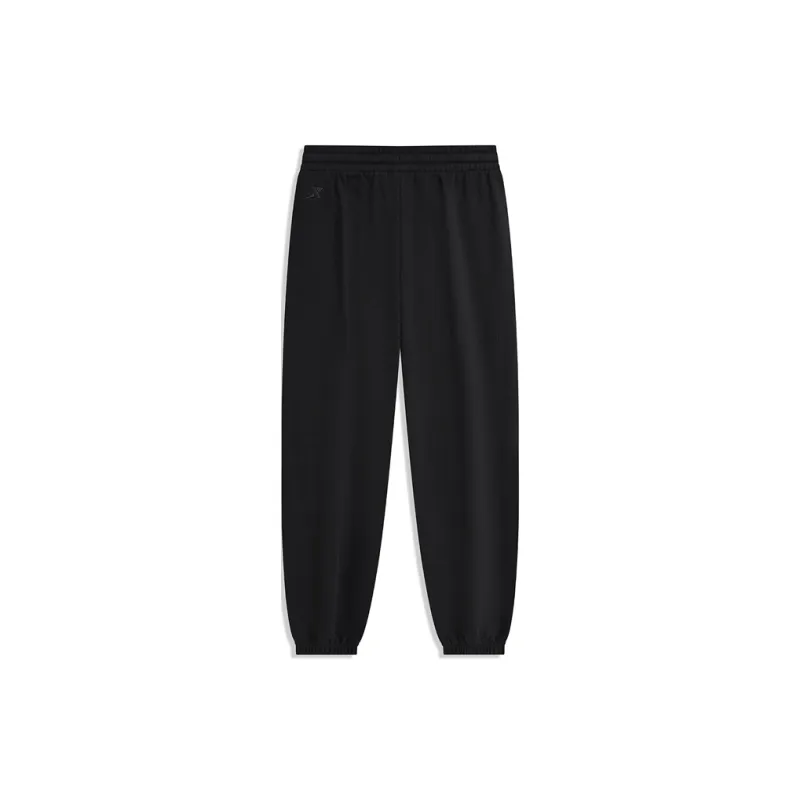 XTEP Knitted Sports Pants Women's Jet Black-1