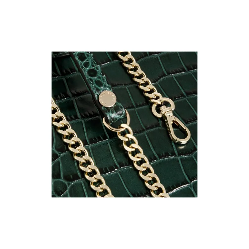 Strathberry Calfskin Shoulder Bag Crossbody Bag Large Size Women's Green-4