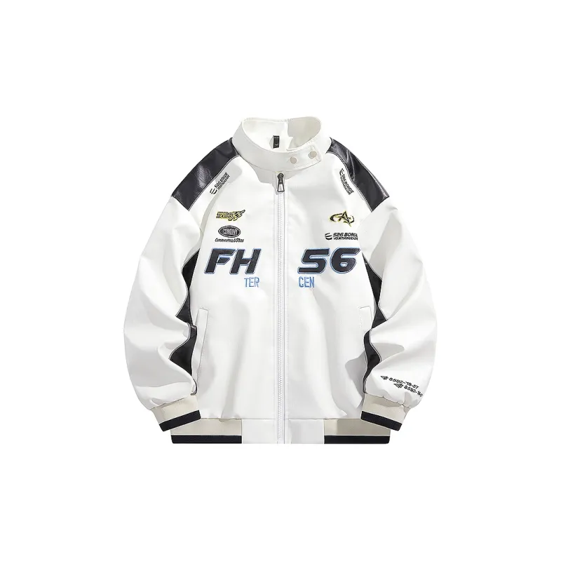 Riding Grams Biker Jacket PU Unisex Commute-2