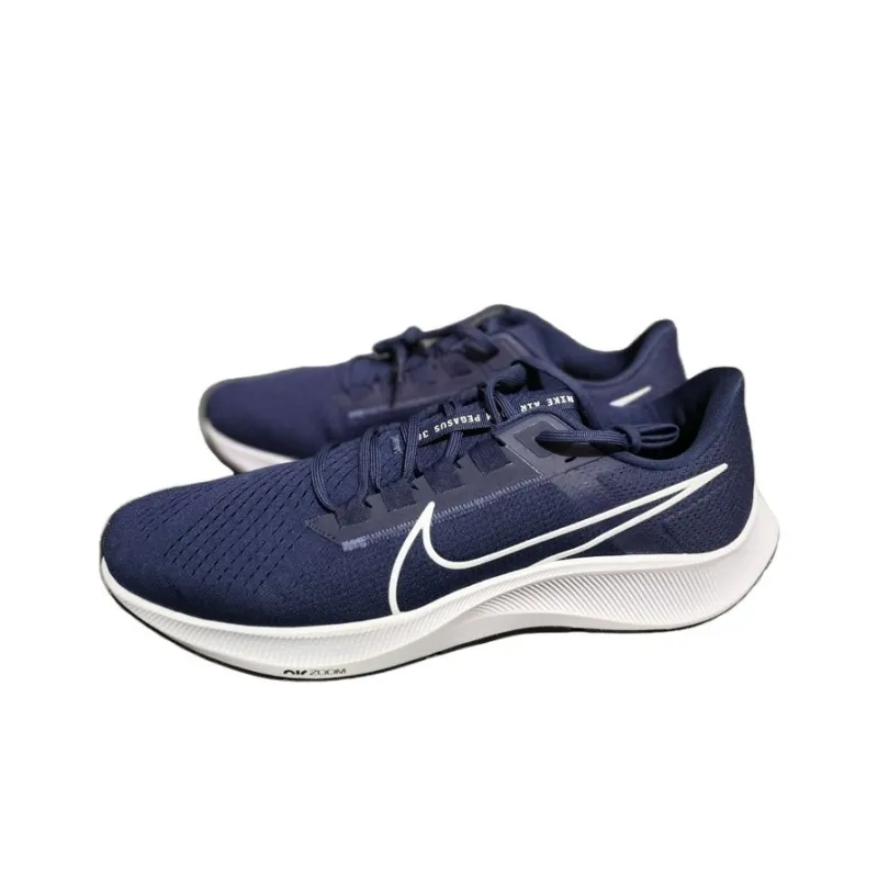 Nike Anti Slip Wear Resistant Low Top Casual Running Shoes Men's Blue Black-2