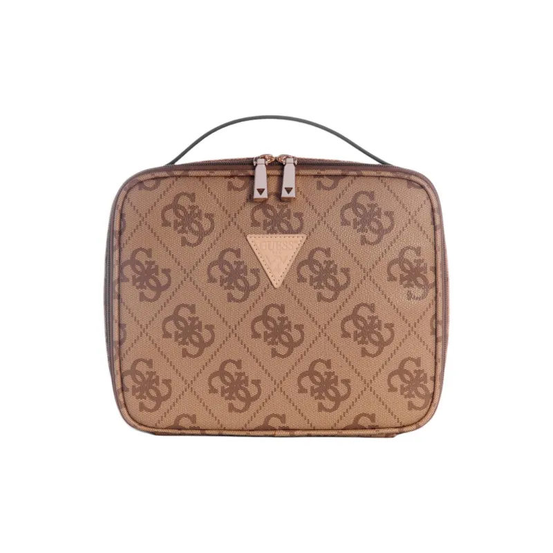 GUESS Artificial Leather Cosmetics Women's Brown-0