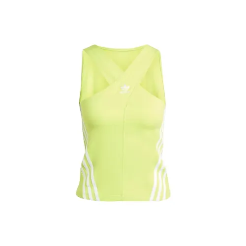 Adidas Originals Clothing Tank Tops Women's Yellow