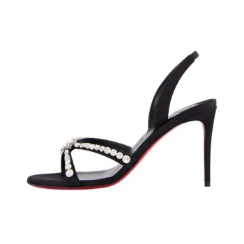 Christian Louboutin Emilie Embellished Open Toe Sandals Women's