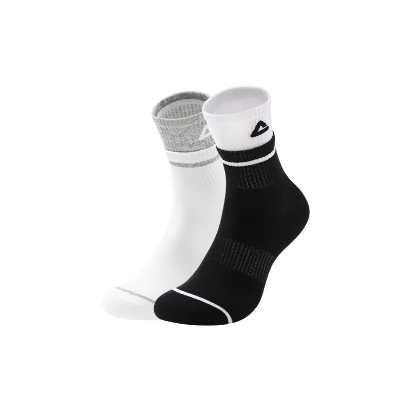 PEAK Mid Calf Socks Unisex 2 Pack-9