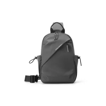 Yalu Nylon Fabric Crossbody Bag Regular Men's Dark Gray/Khaki/Dark Blue/Black
