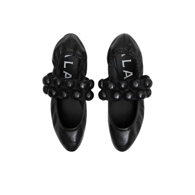 Alaia Casual Single Shoes Women's Black-3