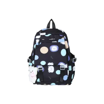 Venerable Brahma Nylon Backpack Women's Black/Yellow/Green/Blue/Pink