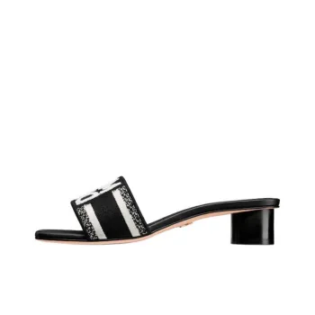 DIOR Dway Slide Slippers 3.5cm Women's Black