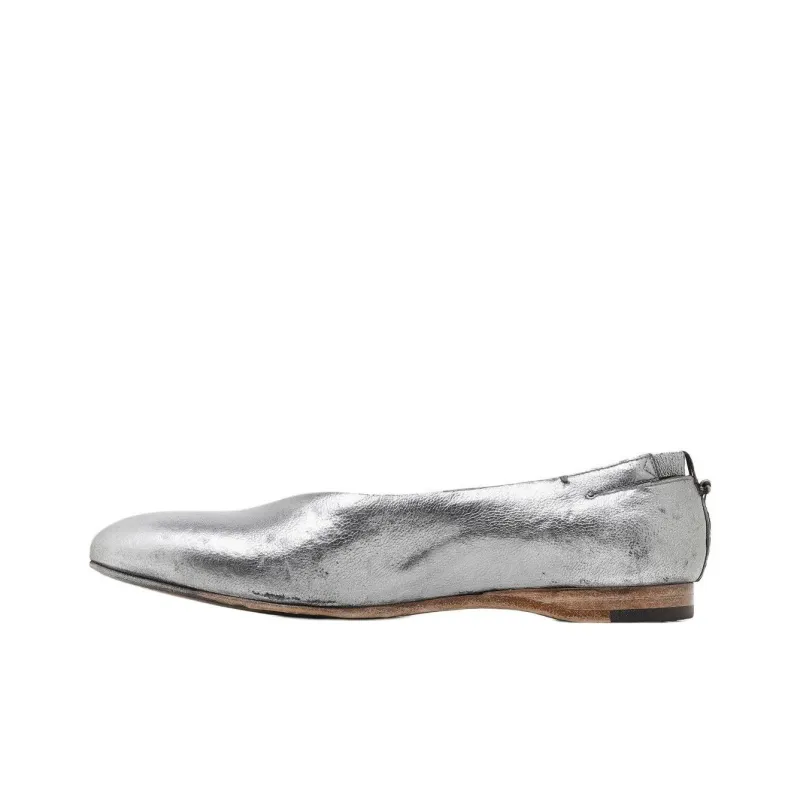Silvano Sassetti Casual Single Shoes Women's Silver-0