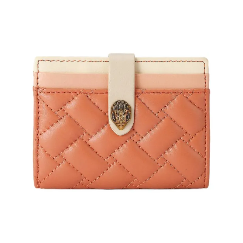 Kurt Geiger London Leather Card Holder Women's Orange-0
