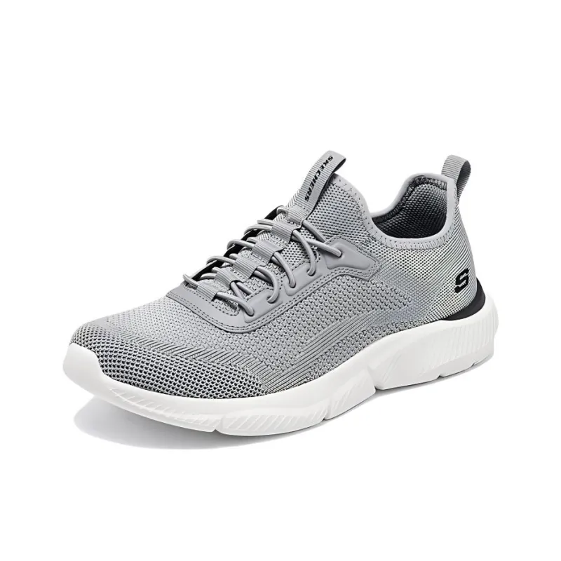 Skechers SKECHERS MENS USA Slip Resistant Breathable Low Top Casual Y2k Retro Running Shoes Men's Gray-1