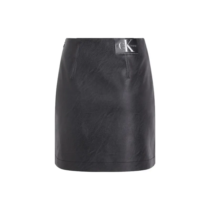 CALVIN KLEIN Casual Short Skirts Women's Black-1