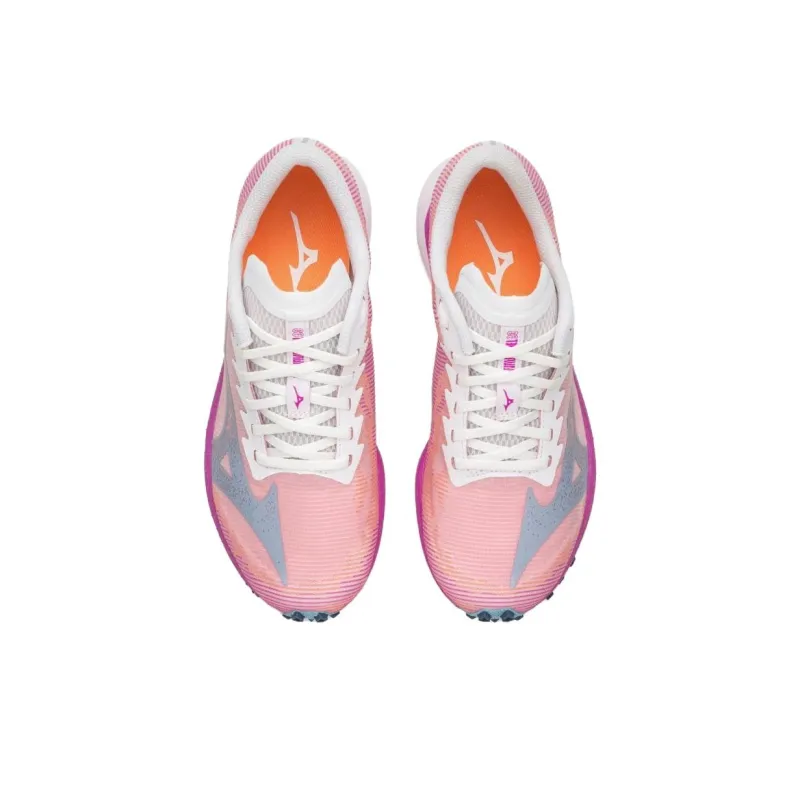 Mizuno Wave Duel 3 Anti Slip Wear Resistant Low Top Casual Running Shoes Women's Pink-2