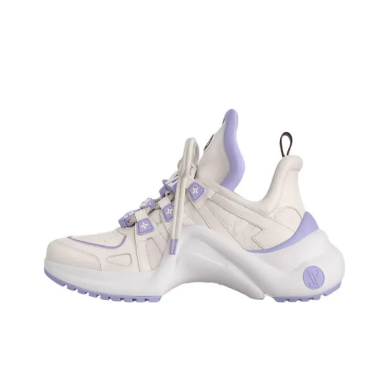 LOUIS VUITTON Archlight Low-Top Casual Shoes 5cm Women's Purple-0