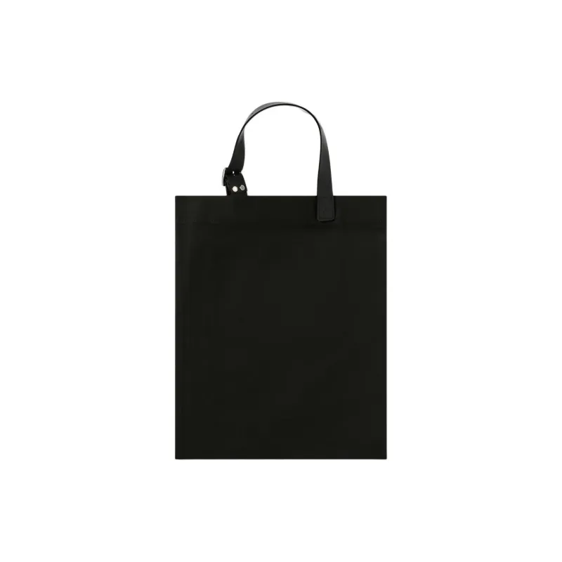 CDG Nike Collaboration Cotton With Recycled Leather Handbag Men's Black-3