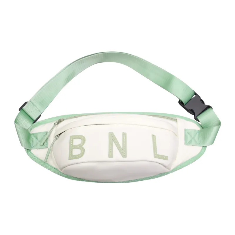 OURFUN Nylon One Shoulder Crossbody Bag, Sling Bag Unisex White Orange/White Green/White Blue/Black/Blue-2