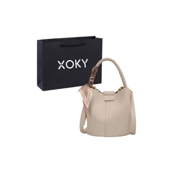 XOKY PU Handbag, Shoulder Bag, Crossbody Bag Regular Women's White/Yellow/Pink/Green/Black