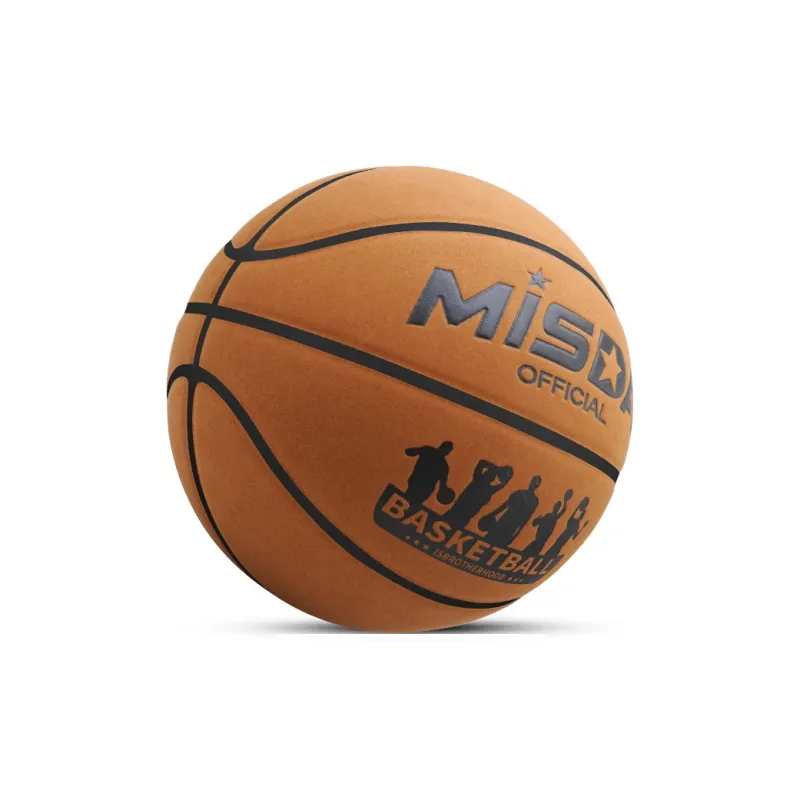 MISDA Microfiber Leather Basketball Dark Brown Size 7 Training Unisex-2