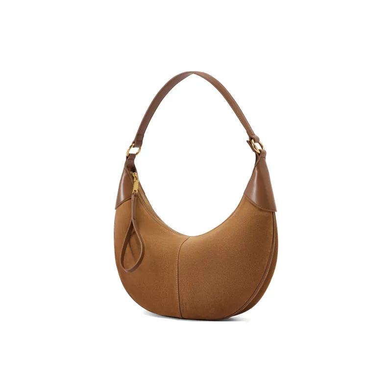 BELLE Cow Leather Shoulder Bag Medium Size Women's Multicolor-1