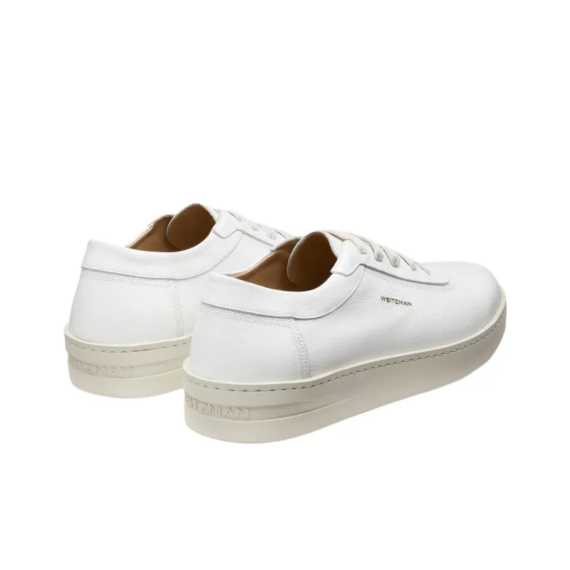 Stuart Weitzman/SW Hamptons Low-Top Skateboard Shoes Men's White-3